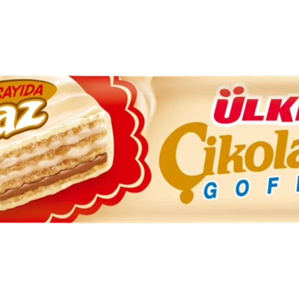 ülker çikolatalı gofret beyaz